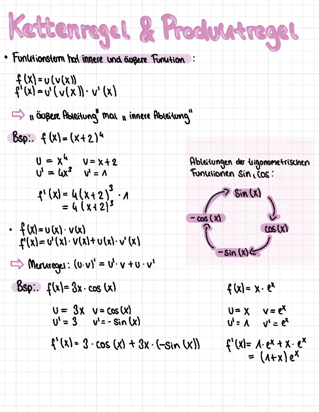 Ketten-und Produktregel