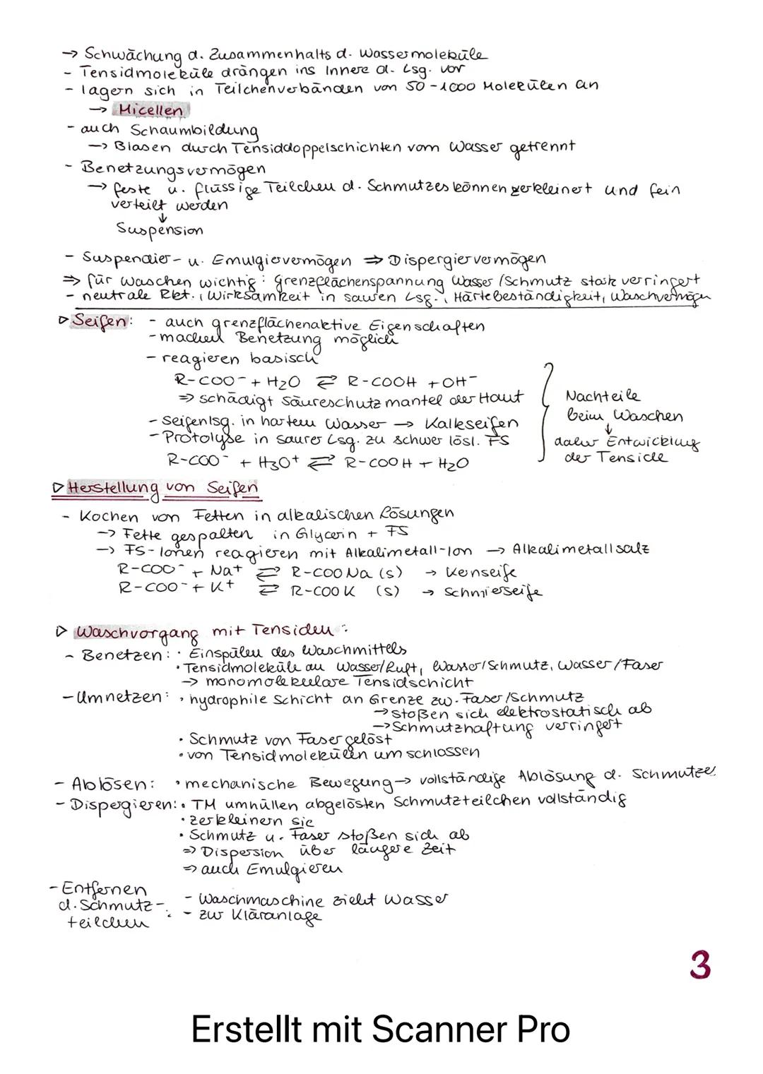 Lernzettel Test: Fette
Organische Chemie
Allgemeines
Makromolekul
H
+
Glycerin
3 Fettsäuren
Triglycerid
A-C-0-H + CH3-CCH ₂ -CH=CH-(CH₂)7-CO