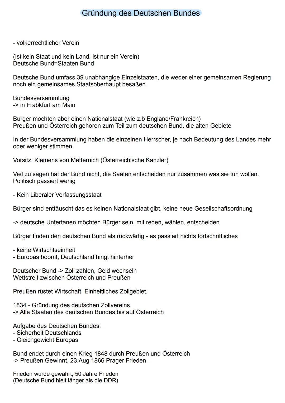Wiener Kongress
-1815. Politisch und Territotalische Neuordnung Europas nach Niederlage von Napoleon
Ausgangslage:
Nach französischer Revolu