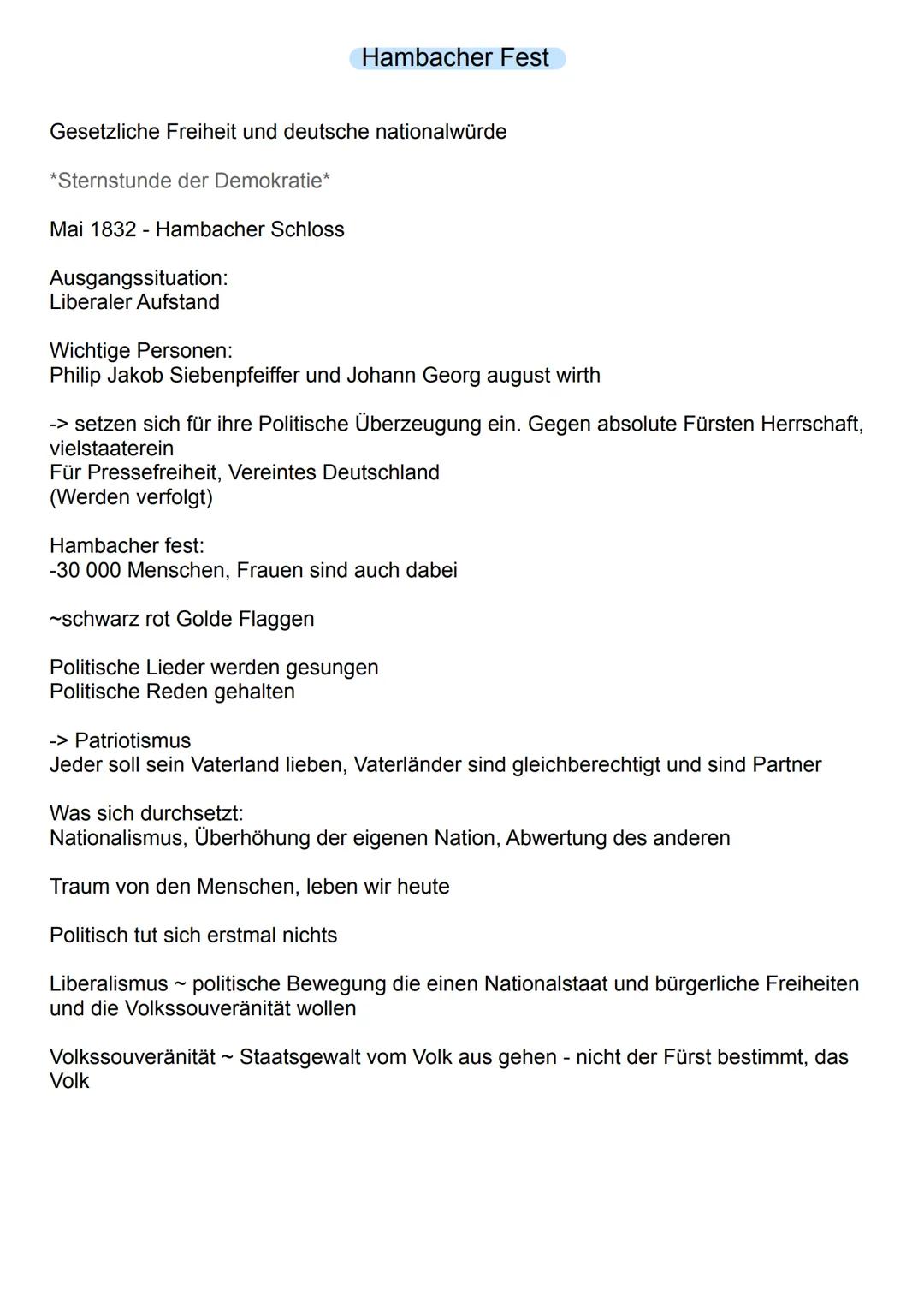 Wiener Kongress
-1815. Politisch und Territotalische Neuordnung Europas nach Niederlage von Napoleon
Ausgangslage:
Nach französischer Revolu