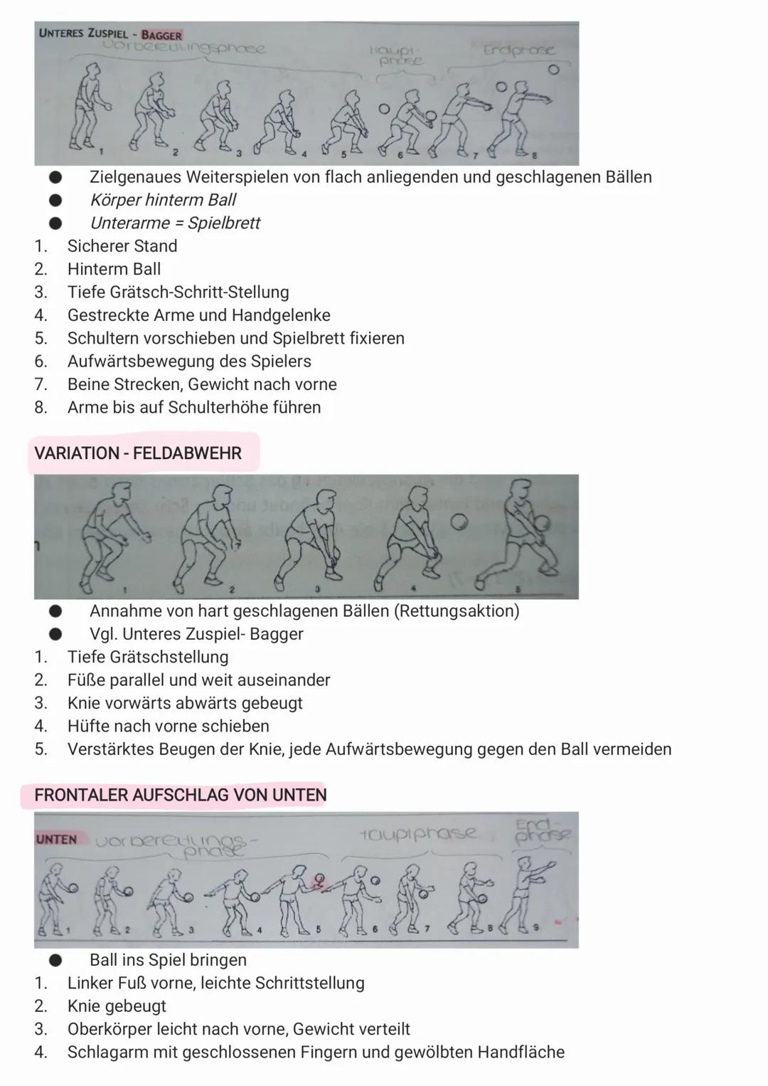 Volleyball
12 Spieler (davon 6 Auswechsler)
Pro Satz 6 Auswechslung
18x9 m Gesamt
Hinterzone 6x9 m
Vorderzone 3x9 m
Aufschlagen
;}
OBERES ZU