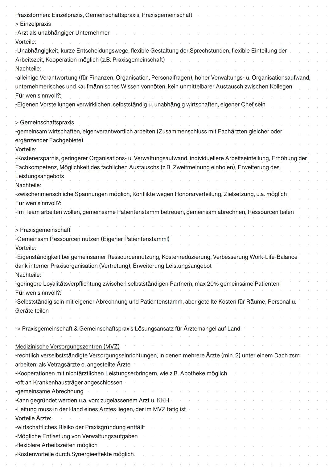 Ambulante Versorgung & Institutionen
Themen:
-Institutionen: KV (besonders wichtig; Merkblatt) SpiK, IQWiG (im Rahmen von Beratung), DKG
-Ak