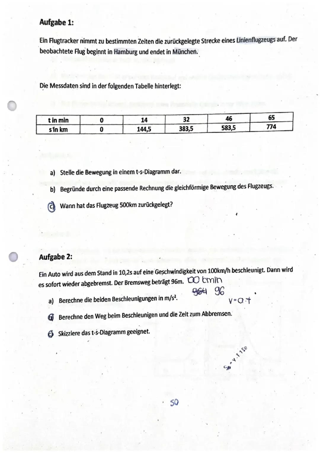 EF Physik Klausur- 14 Punkte