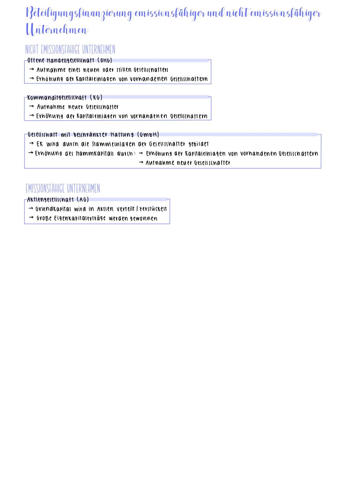 # AUBENFINANZIERUNG
Abgrenzung Außen-und Innenfinanzierung
Außenfinanzierung
Innenfinanzierung
Selbstfinanzierung
Fremafinanzierung
Ei