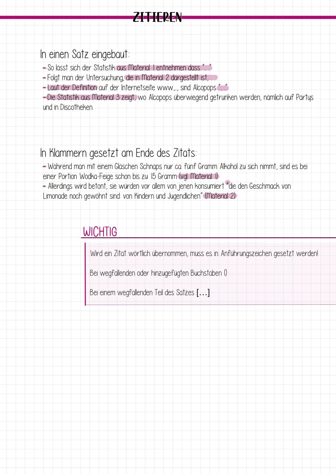 Themafrage
Stoffsammlung
a eigene Ideen aufschreiben
b. Material auswerten
C Oberpunkte auswählen
VORGEHENSWEISE ERÖRTERUNG
Gliederung
Einle