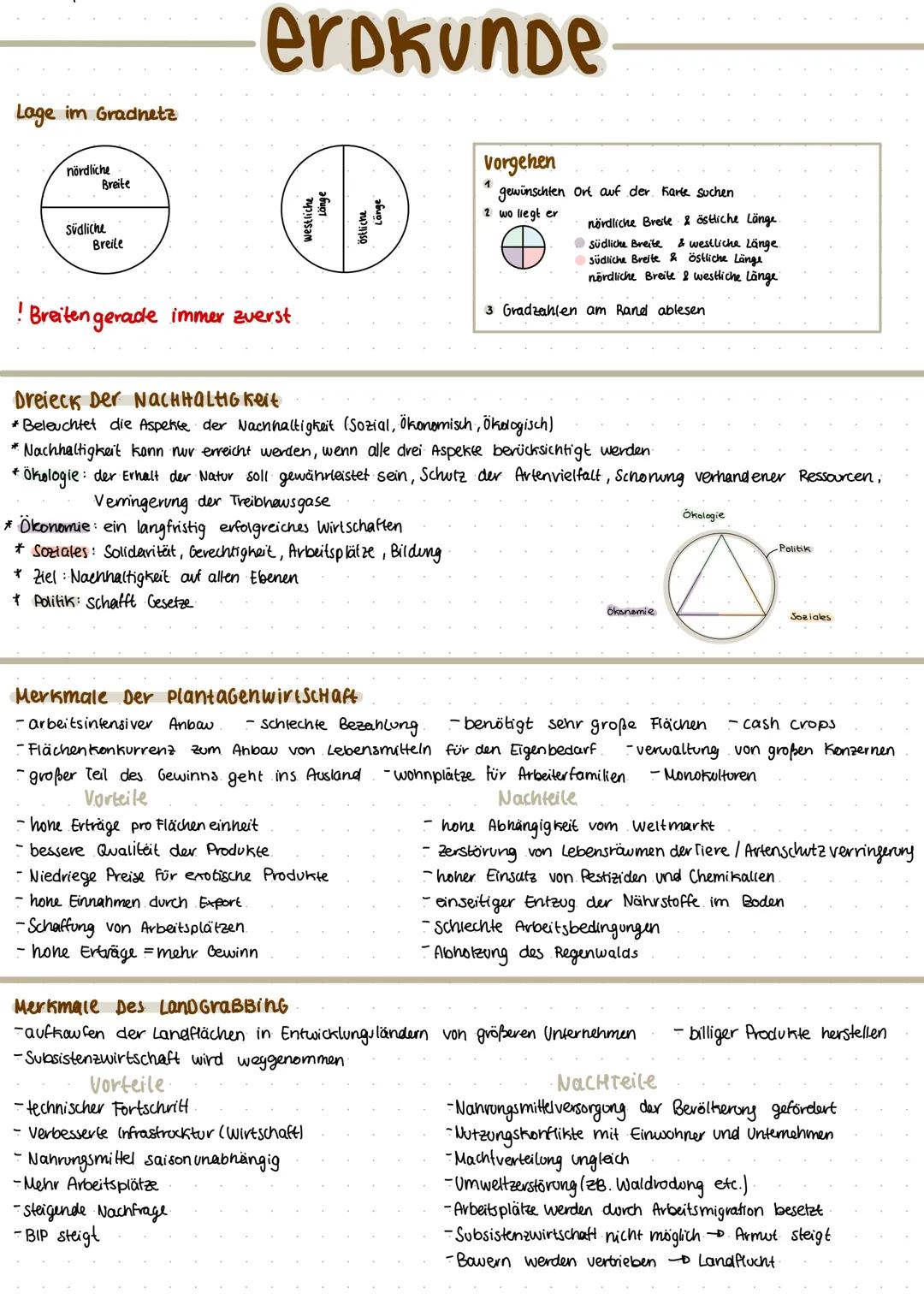 Lage im Gradnetz
nördliche
Breite
Südliche
Breite
erpkunde
Breiten gerade immer zuerst.
* Ziel: Nachhaltigkeit auf allen Ebenen
* Politik: S