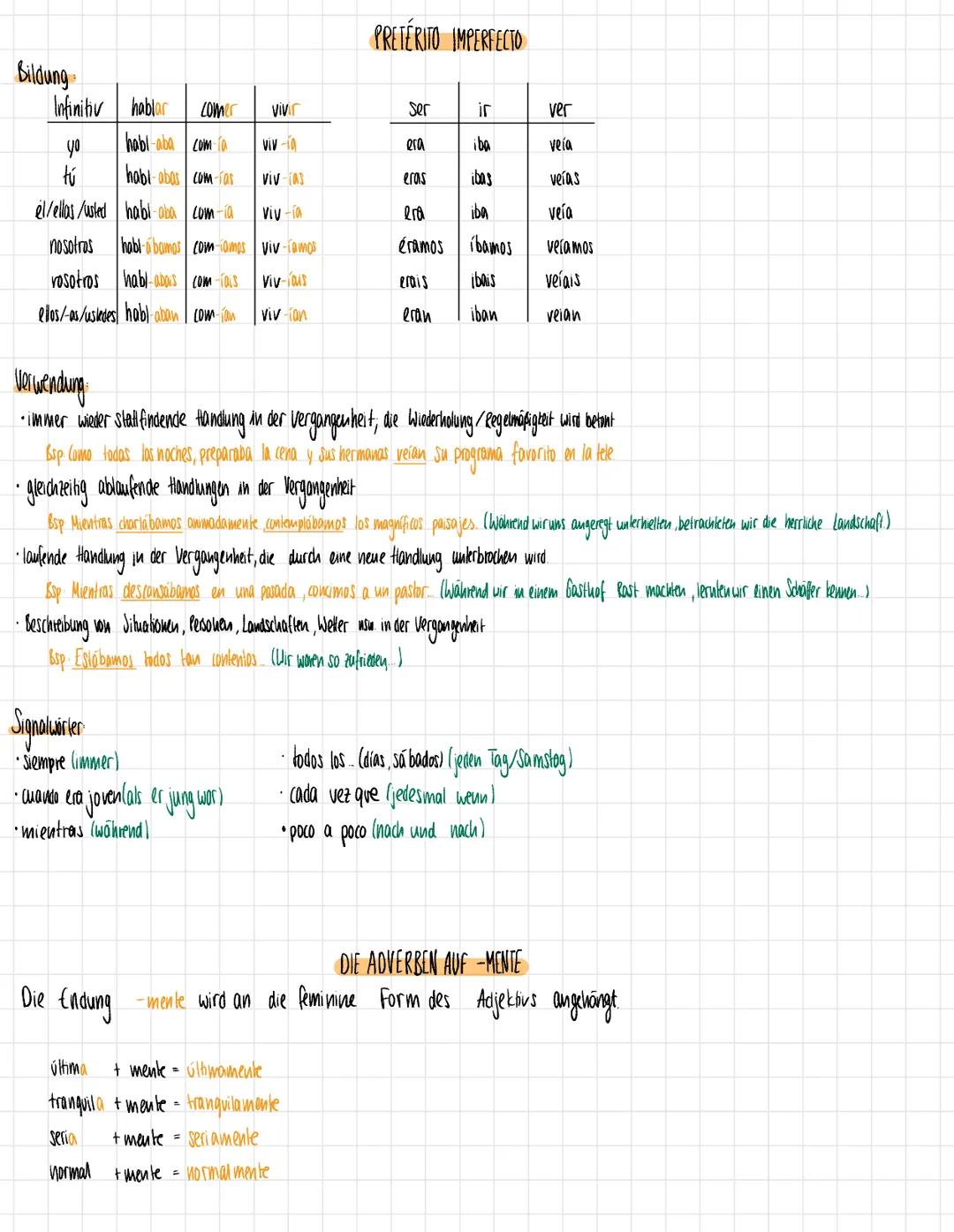 Bildung
Infinitiv fundar perder recibir
yo hund-e perd recib-
tú fund-asle perd-iste recib-isle
él/ella hustled hund-o perdó recibió
nosot
