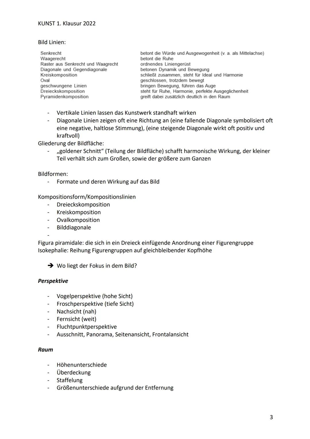 # KUNST 1. Klausur 2022
# Wirkung/1. Eindruck des Bildes
1. Atmosphäre/Stimmung/Gesamtanmutung beschreiben
2. Wirkung der einzelnen Elemen
