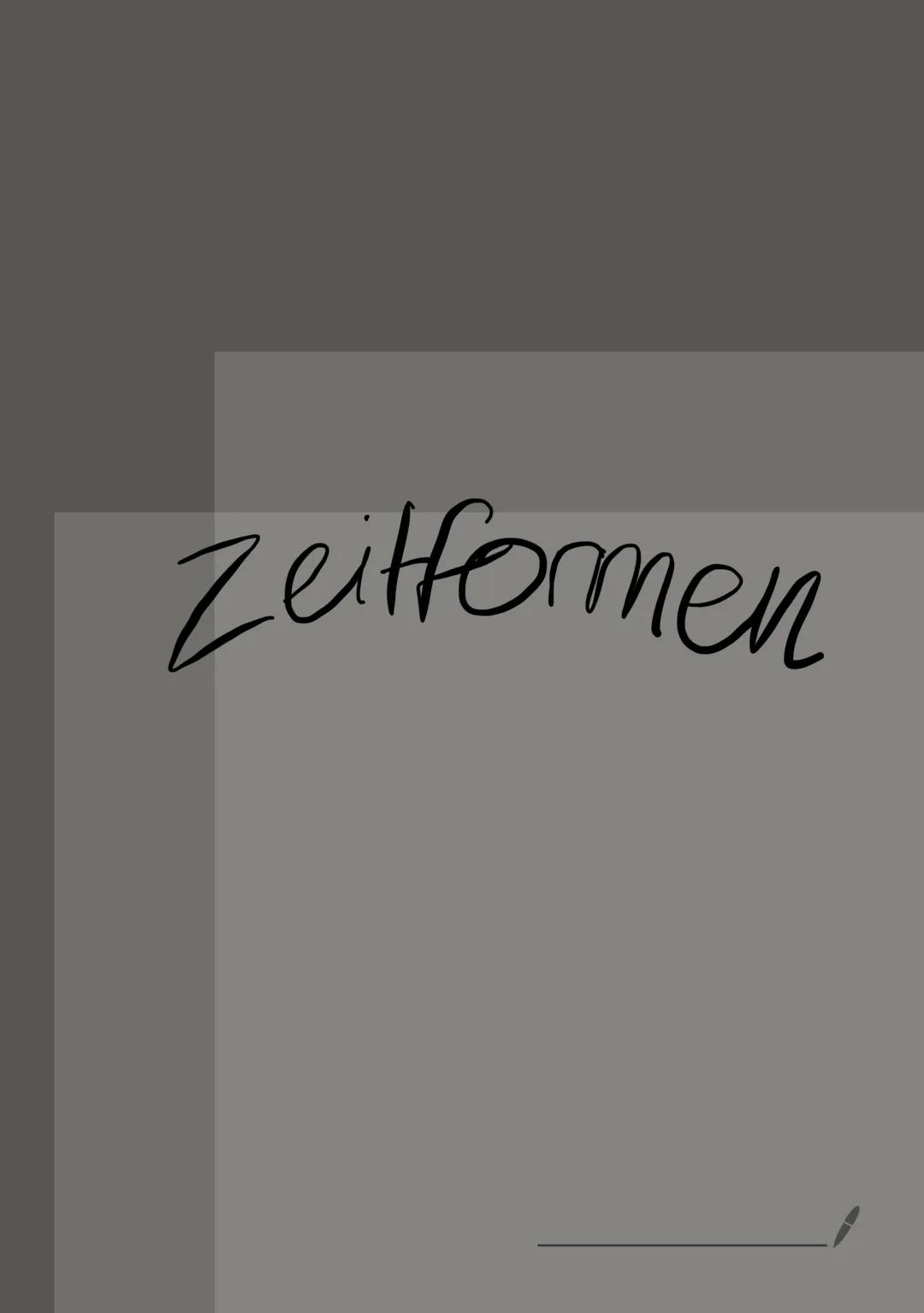 Zeithormen Simple Present
every day
sometimes
always
often
usually
seldom
never
first... then
he/she/it +s
• regelmäßig wiederholte oder