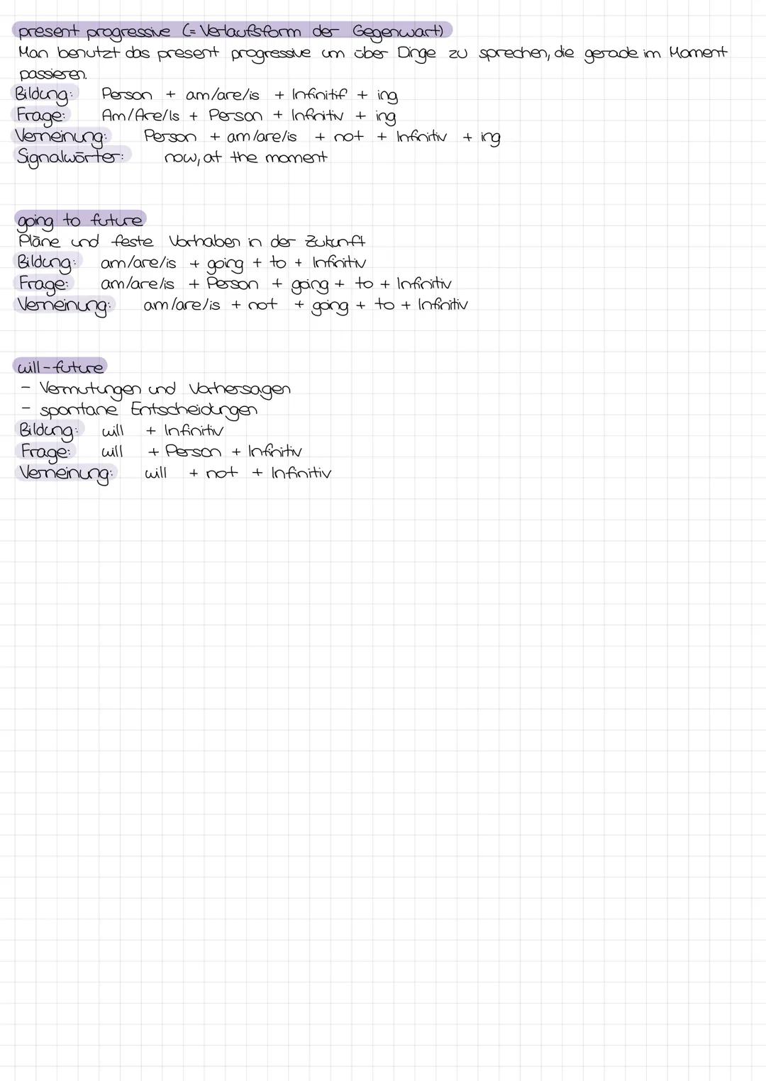 # TENSES
past perfect (=Plusquamperfekt)
En Ereignisleine Handlung findet noch vor einemir anderen in der Vergangenheit statt.
Bildung: h