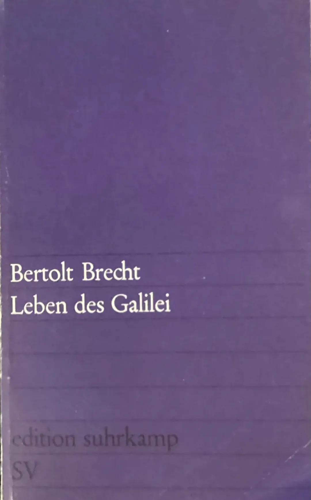 Leben des Galilei: Zusammenfassung, Personenkonstellation, Personenbeschreibung