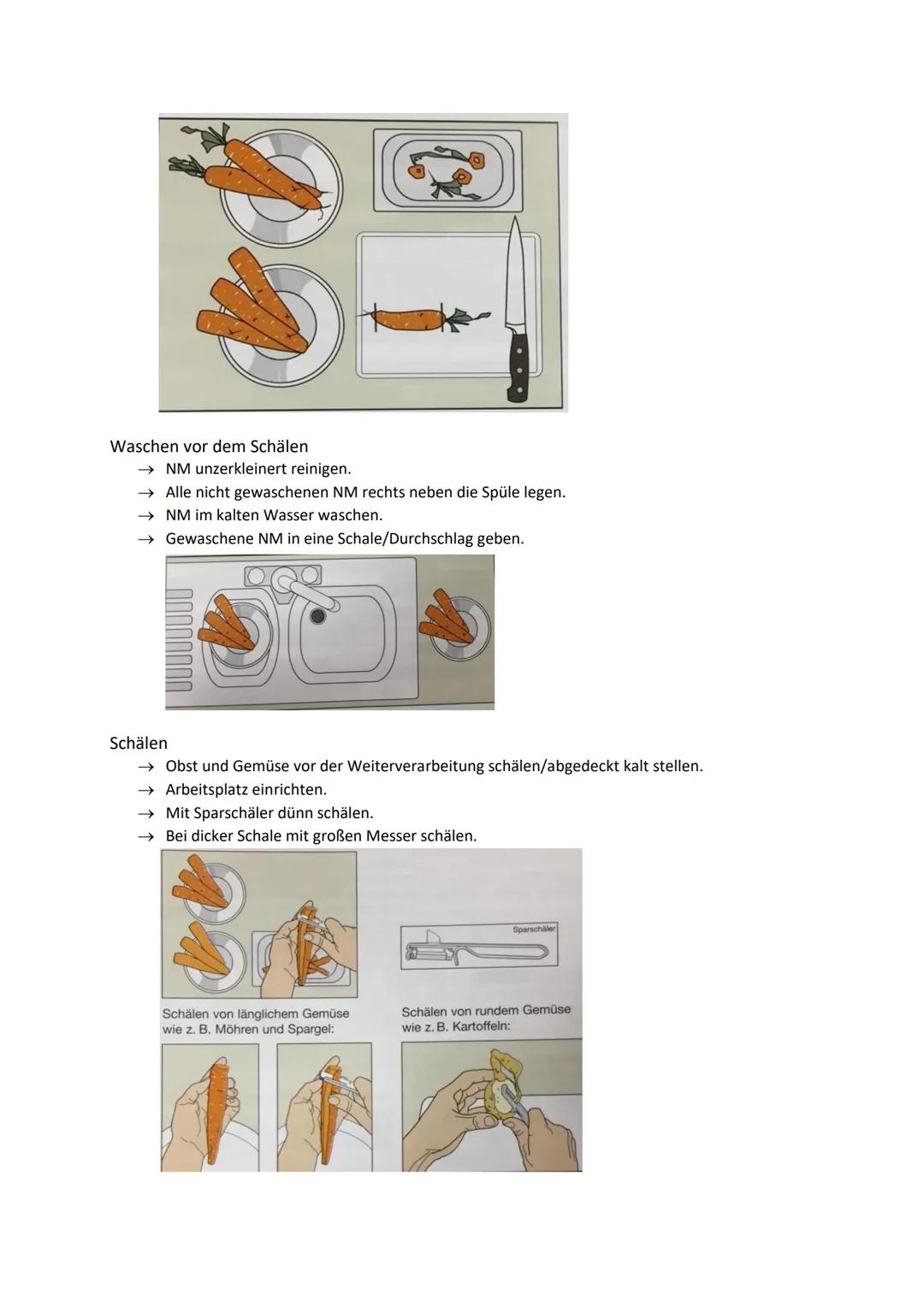 Personalhygiene
Kleidung
→ Kopfbedeckung, Schürze, T-Shirt (Weiß), flaches, festes Schuhwerk
Hände
→ Kurze Nägel, Hände waschen, kein Schmuc