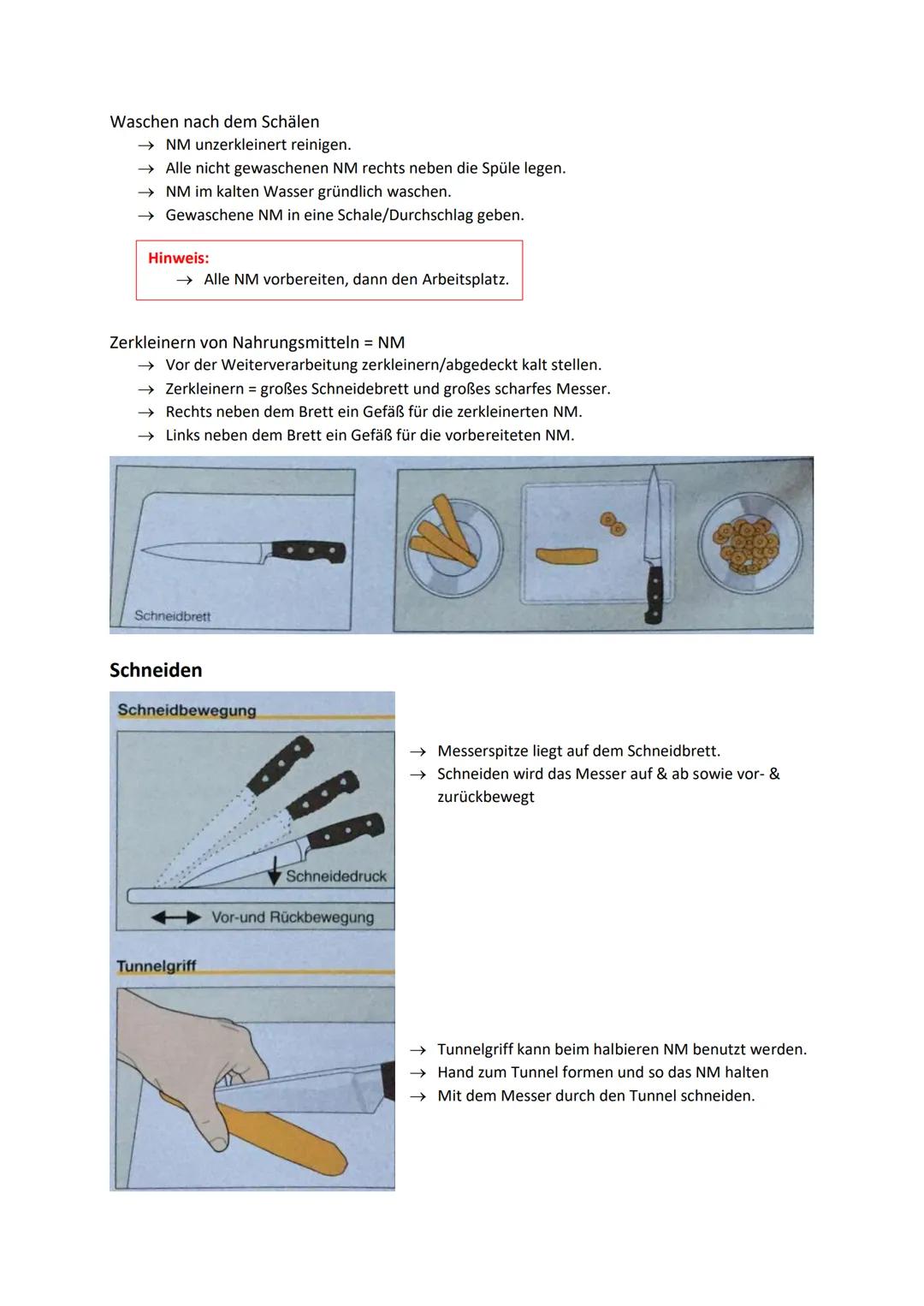 Personalhygiene
Kleidung
→ Kopfbedeckung, Schürze, T-Shirt (Weiß), flaches, festes Schuhwerk
Hände
→ Kurze Nägel, Hände waschen, kein Schmuc