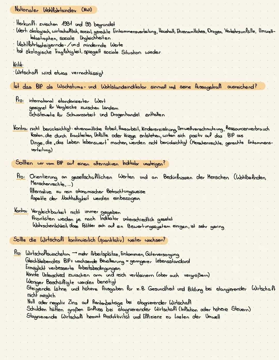 Themen:
Stabilitäts- und Wachstumspakt
Magisches Viereck/Sechseck
Zielkonflikte, Zielneutralität, Zielkongruenz
BIP & alternative Indikatore
