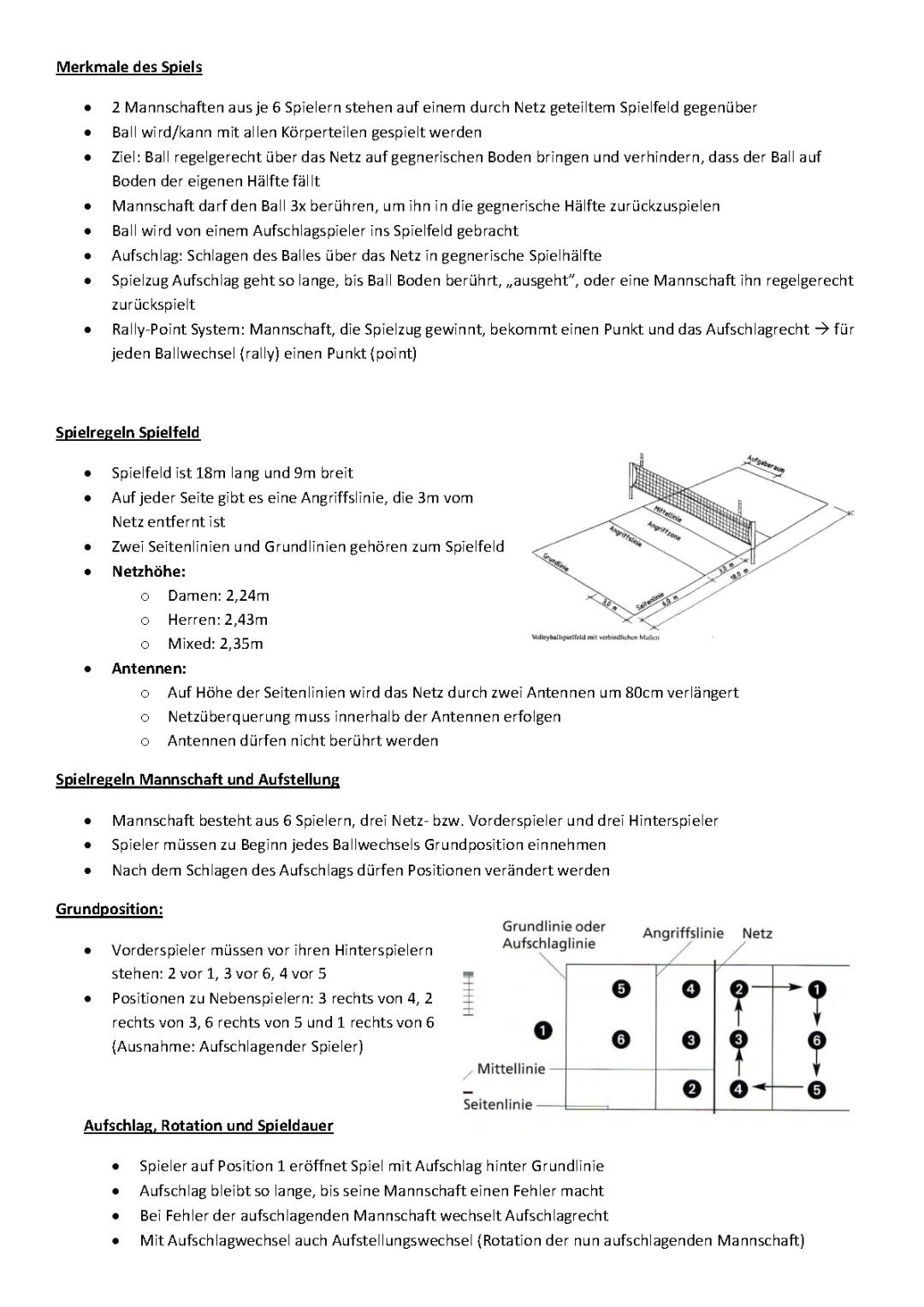 Volleyballregeln erklärt: Theorieübersicht