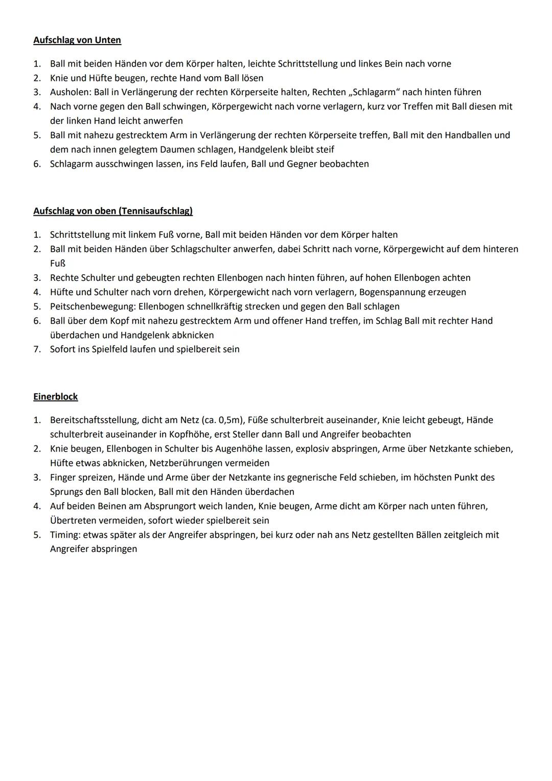 Merkmale des Spiels
2 Mannschaften aus je 6 Spielern stehen auf einem durch Netz geteiltem Spielfeld gegenüber
● Ball wird/kann mit allen Kö
