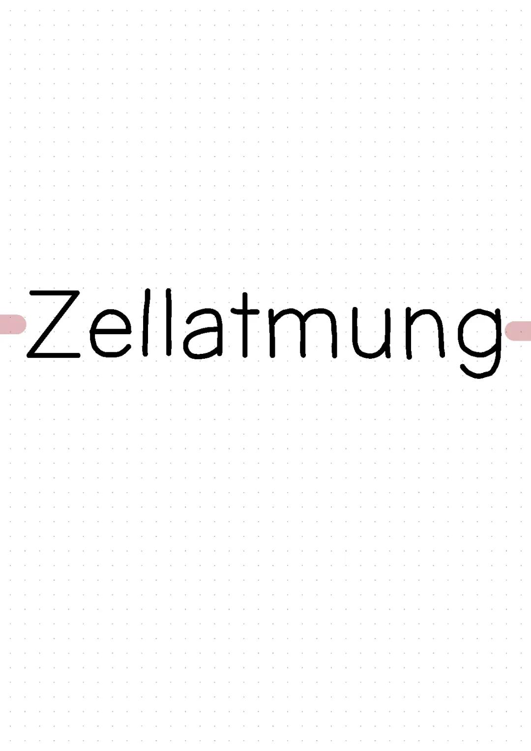 Zellatmung