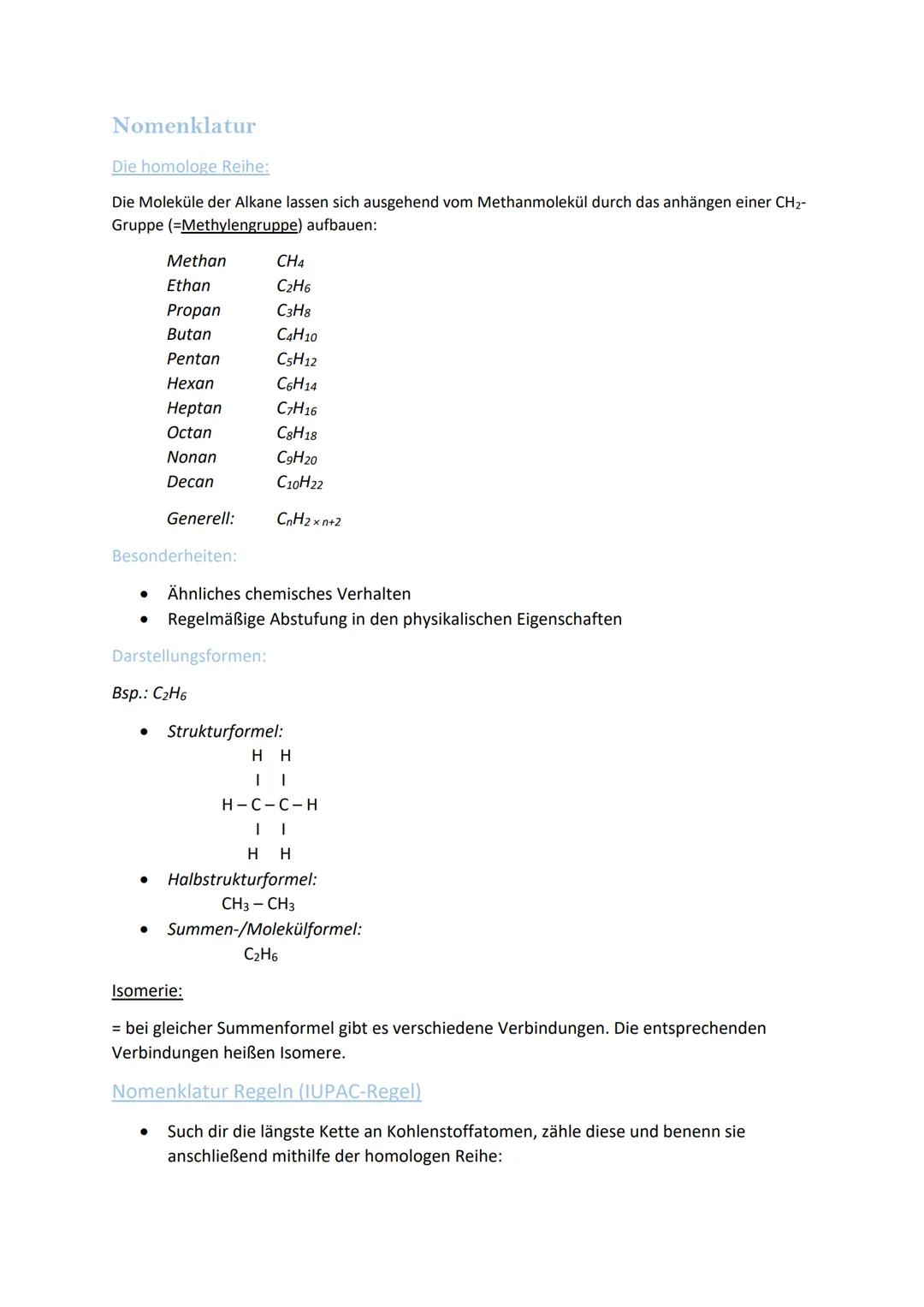 Nomenklatur (IUPAC-Regel)