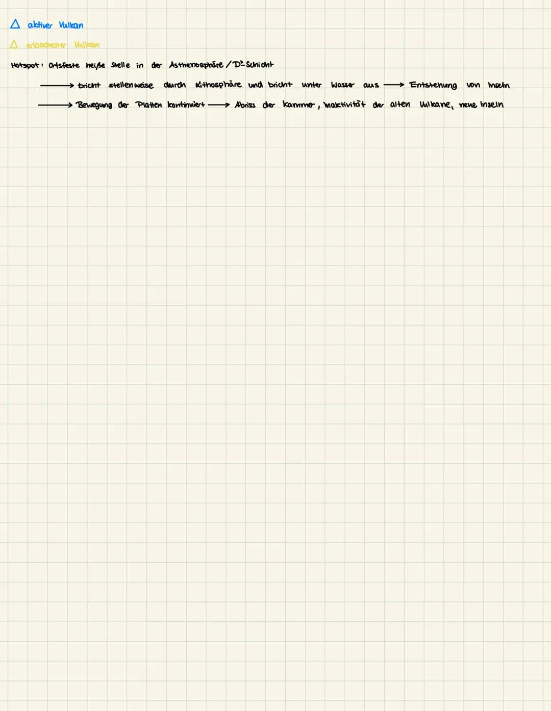 # VULKANISMUS
AUFBAU
Han unterscheidet
zwischen zwei Typen Schicht vulkan und Schildvulkan
Schicht vulkan:
Schildvulkan:
Eruptionswalke