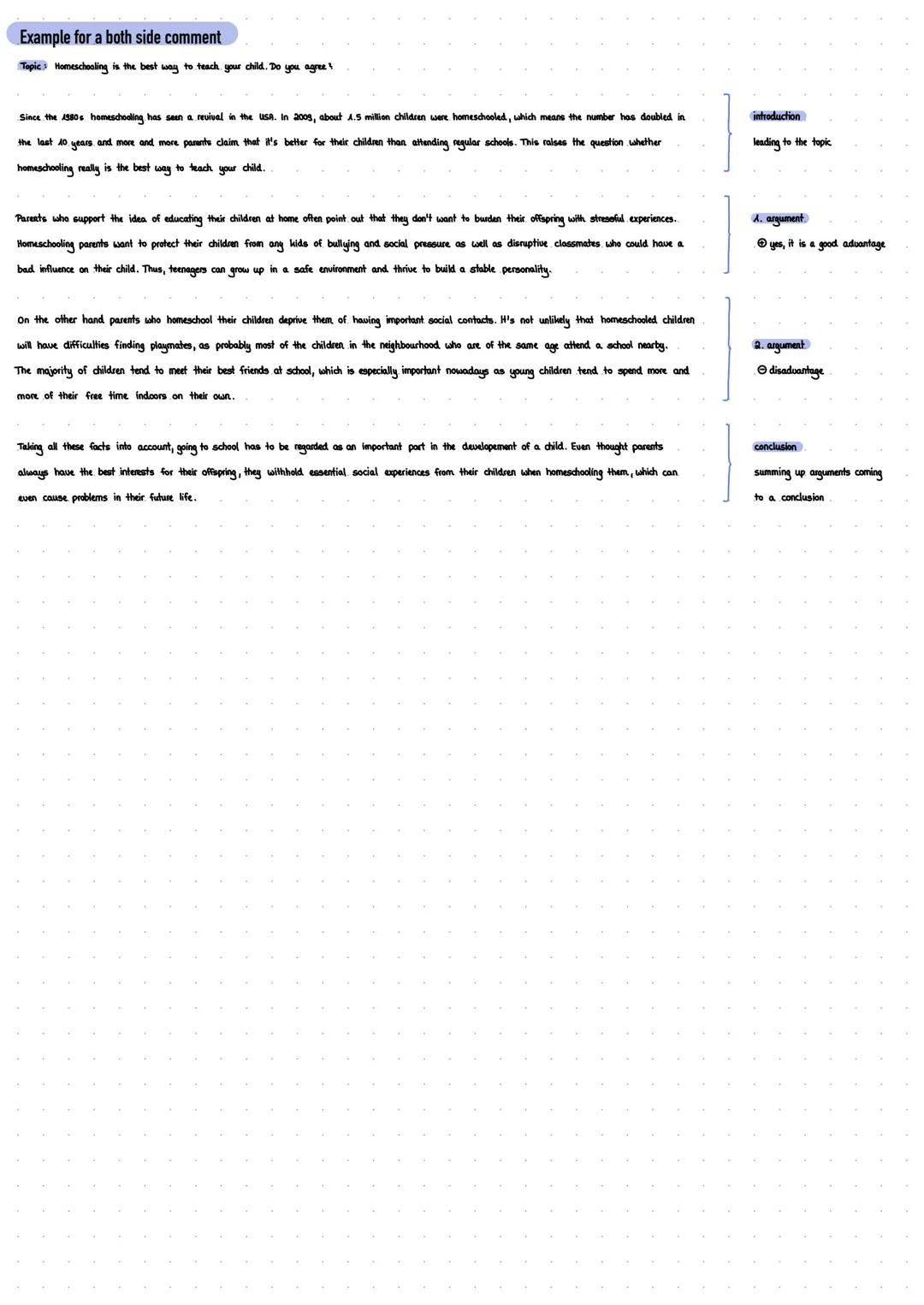 A comment is a statement in which you critically express your opinion on a certain topic..
You either comment on
a question
a problem
Planni