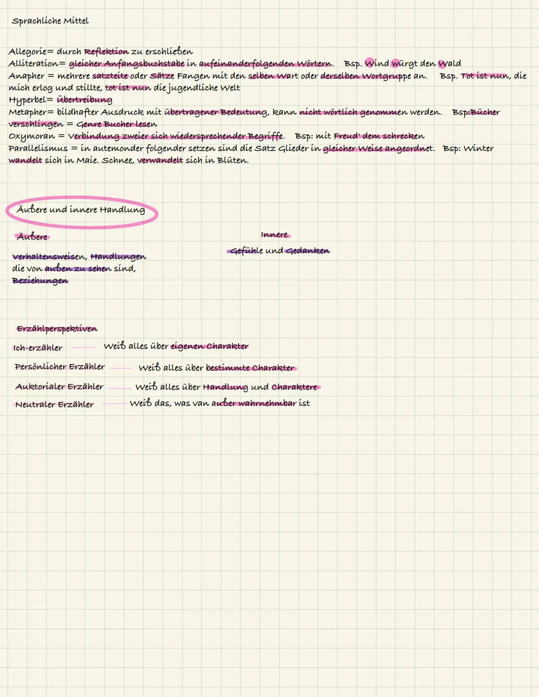 Interpretation
was sind epische kleinformen?
Kurzgeschichten =offenes Ende, geringer
umfang, alltägliche Situation mit Wendung,
wenige Per