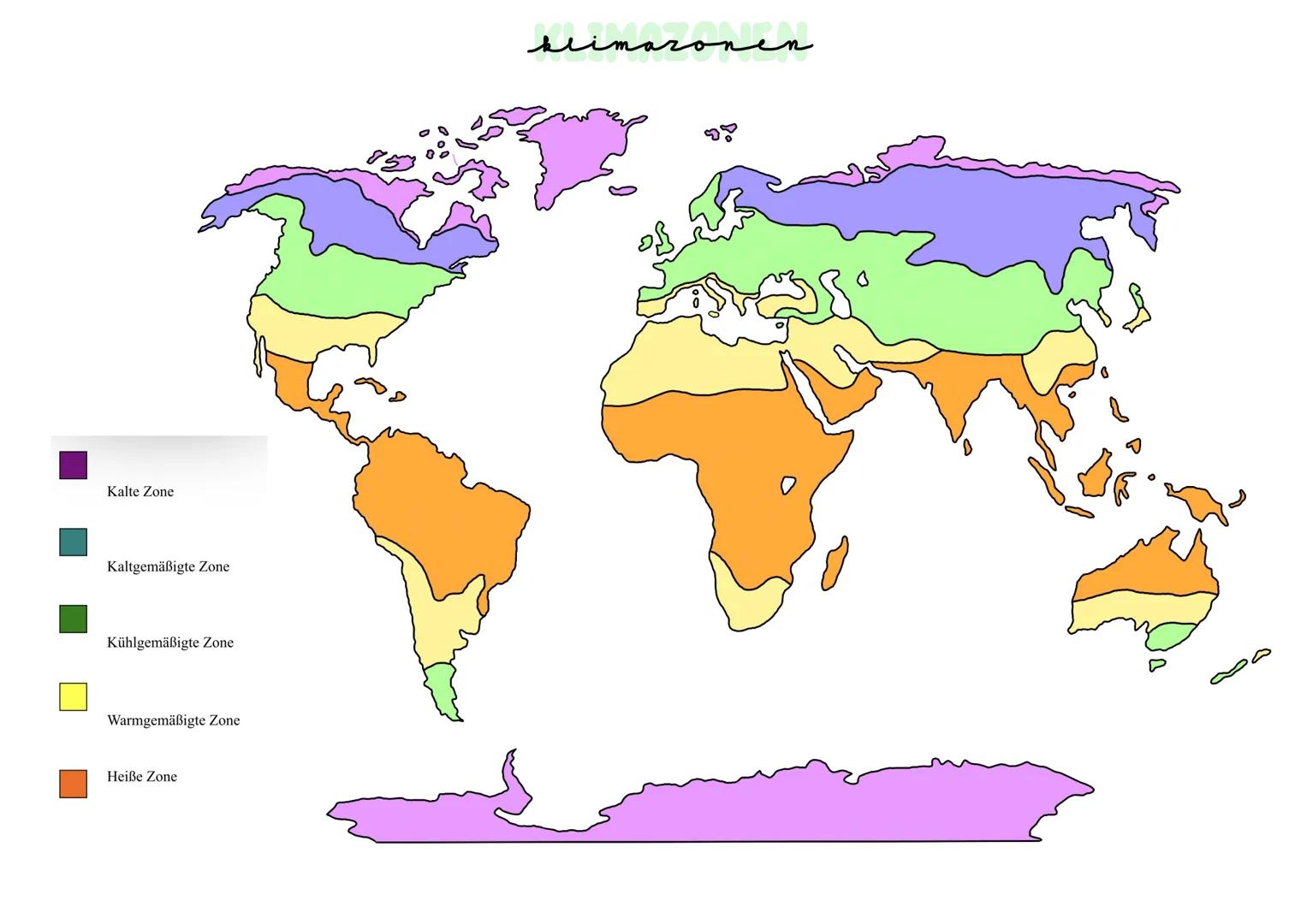 GRUNDLAGEN
Klimafaktoren:
.
•
geographische Breite
• am Nordpol ist es kälter als 2.3. am Äquator, da die gleiche Menge Sonnenstrahlen an de
