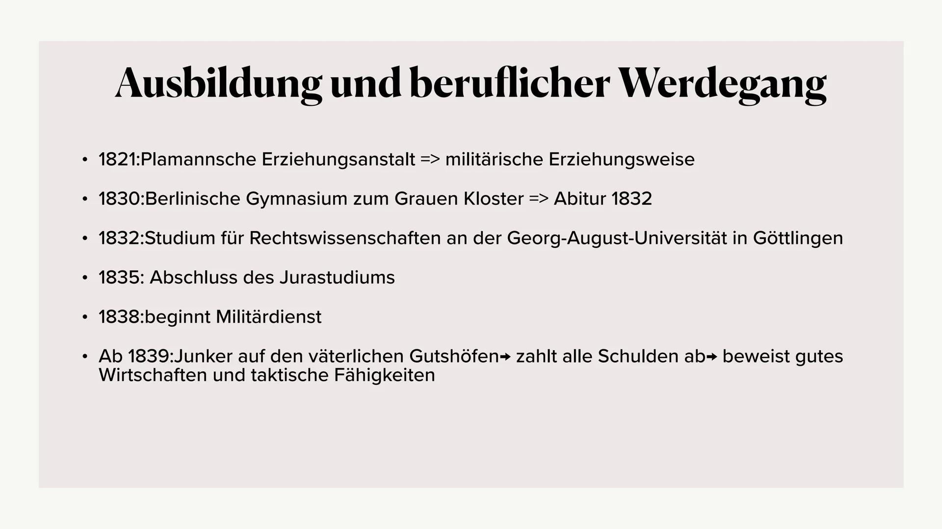 # Otto von Bismarck
Von:Asmen,Piotr und Isioma 25.10.2022 # Gliederung
1. Allgemeines
2. Ausbildung und Beruflicher Werdegang
3. Politisch