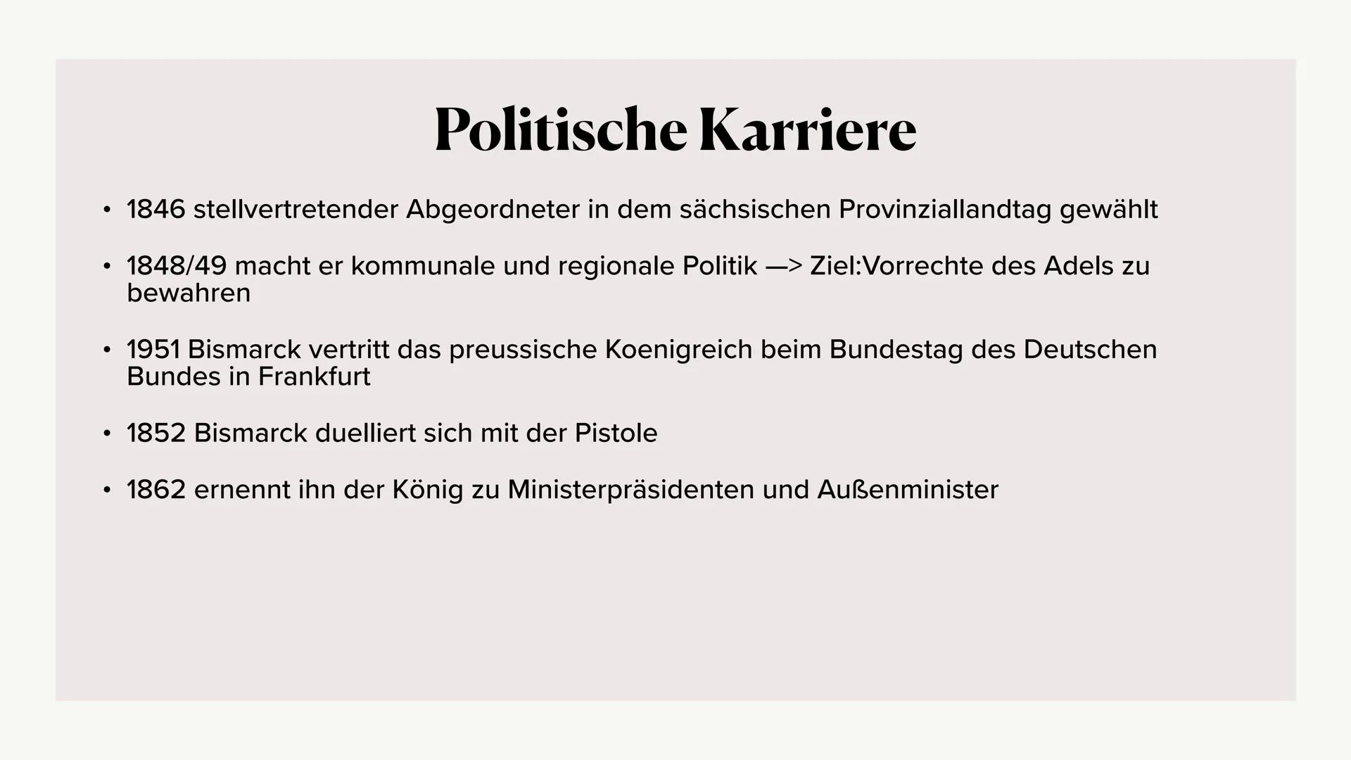 # Otto von Bismarck
Von:Asmen,Piotr und Isioma 25.10.2022 # Gliederung
1. Allgemeines
2. Ausbildung und Beruflicher Werdegang
3. Politisch