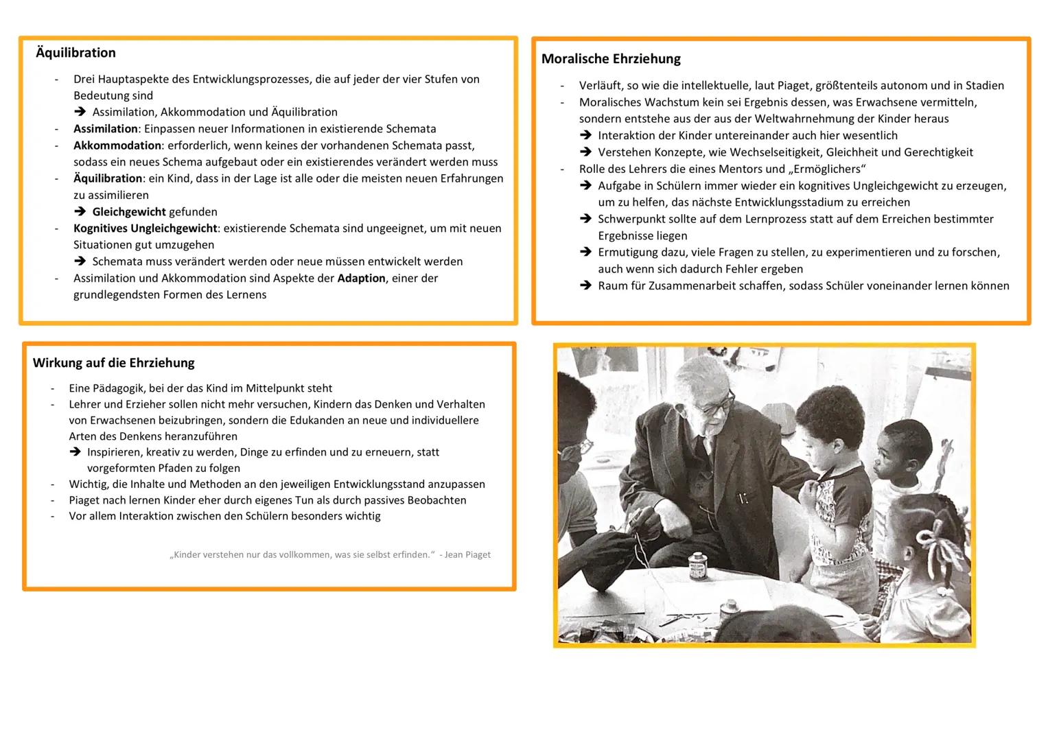 # ENTWICKLUNGS-
# PSYCHOLOGIE
JEAN PIAGET
ΜΙΑ
„Das Ziel der Ehrziehung ist, Männer und Frauen zu schaffen, die fähig sind
neue Dinge zu t