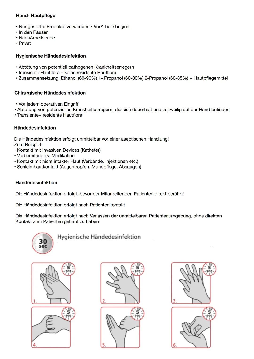 # Hygiene
Basishygiene- persönliche Hygiene
• Kurze, saubere Fingernägel!
• Kein Nagellack!
• Keine Gel- oder Kunstnägel!
• Lange Haare zu