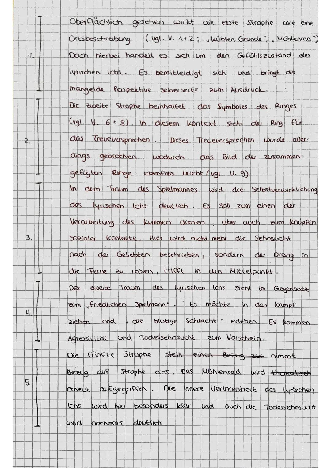 Das zerbrochene
Ringlein
Das Gedicht "das zerbrochene Ringlein" wurde im Jahre
1813 von Joseph von Eichendorff verfasst und ist auf-
grund