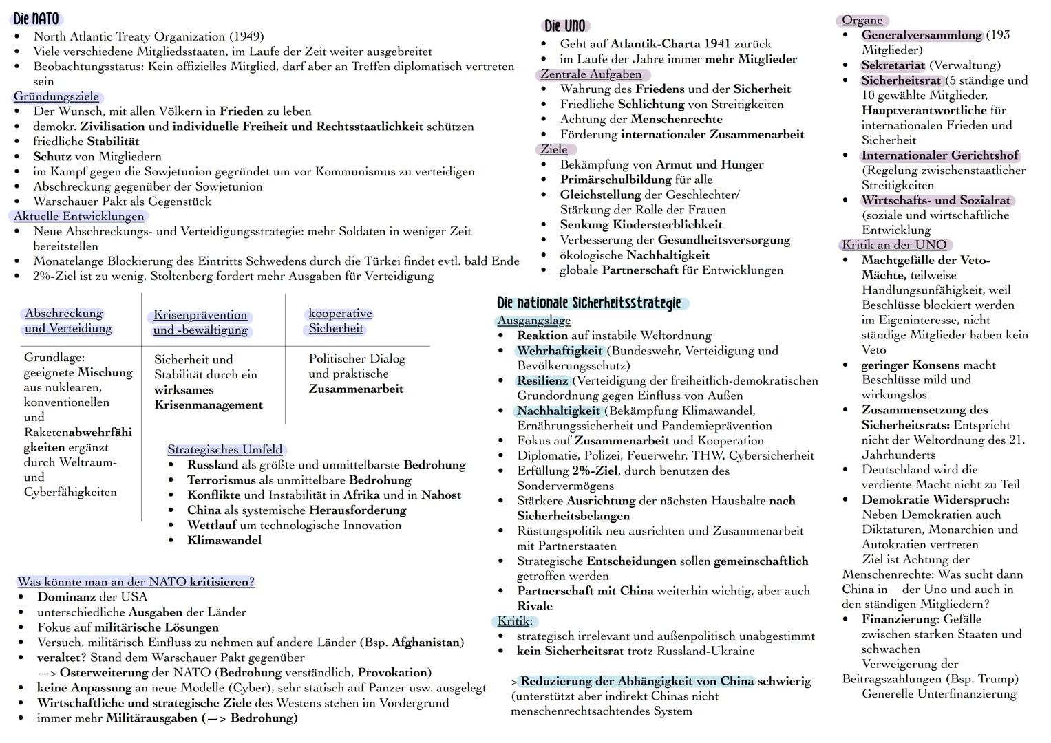 # Die NATO
* North Atlantic Treaty Organization (1949)
* Viele verschiedene Mitgliedsstaaten, im Laufe der Zeit weiter ausgebreitet
*