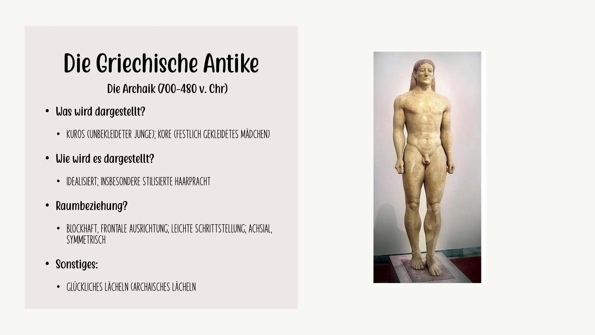 # Die Entwicklung des
Menschenbildes von der Antike
bis zur Gegenwart
ERGEBNISSICHERUNG VON ELEANOR BOYLES # Die Griechische Antike
Die A