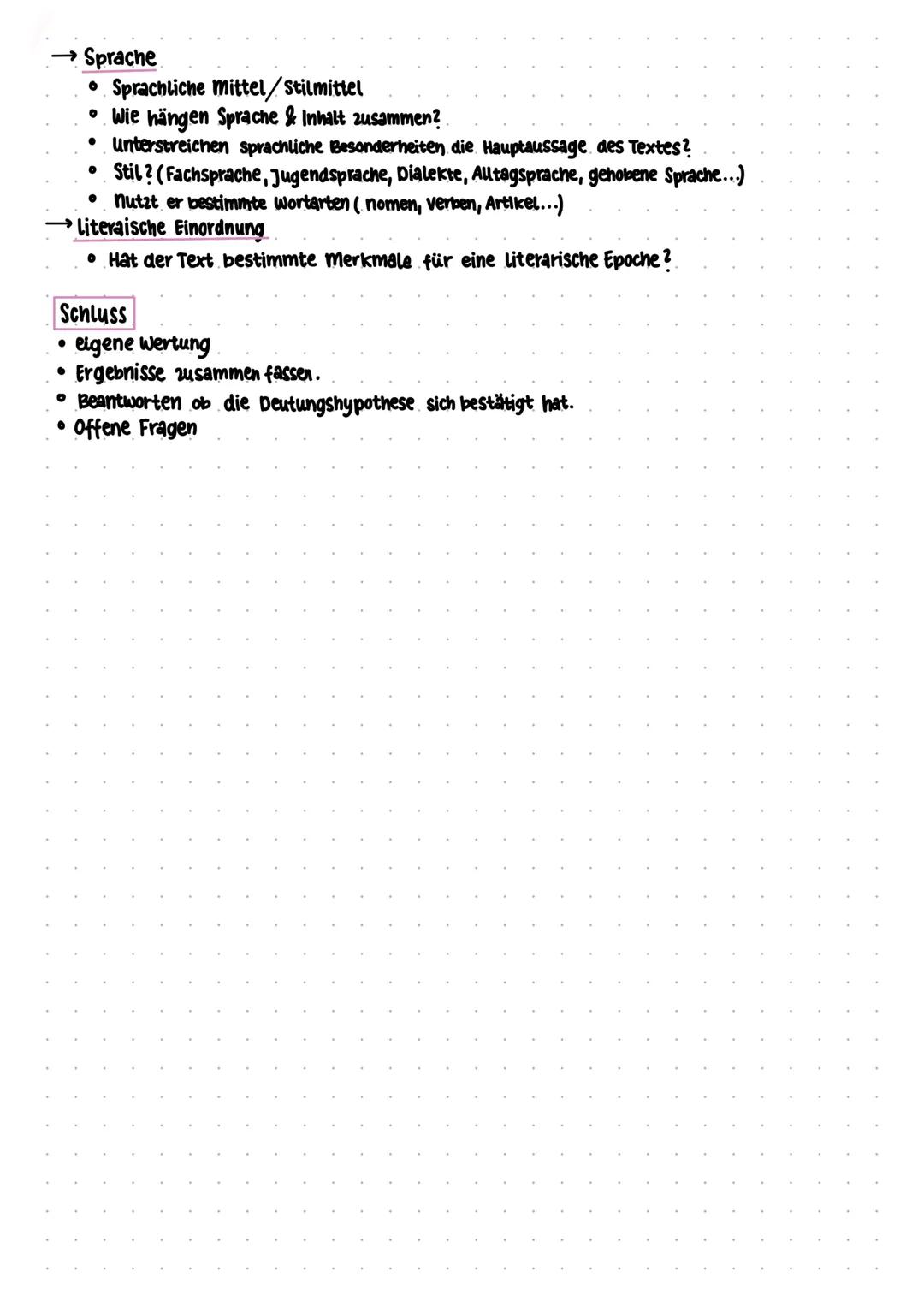 Textanalyse
Text lesen
- → Vorarbeit
- →Textstellen in Farbe
- →Randnotizen, Fragen
Einleitung
- Titel
- Textsorte
- Autor
Wichtige Frag