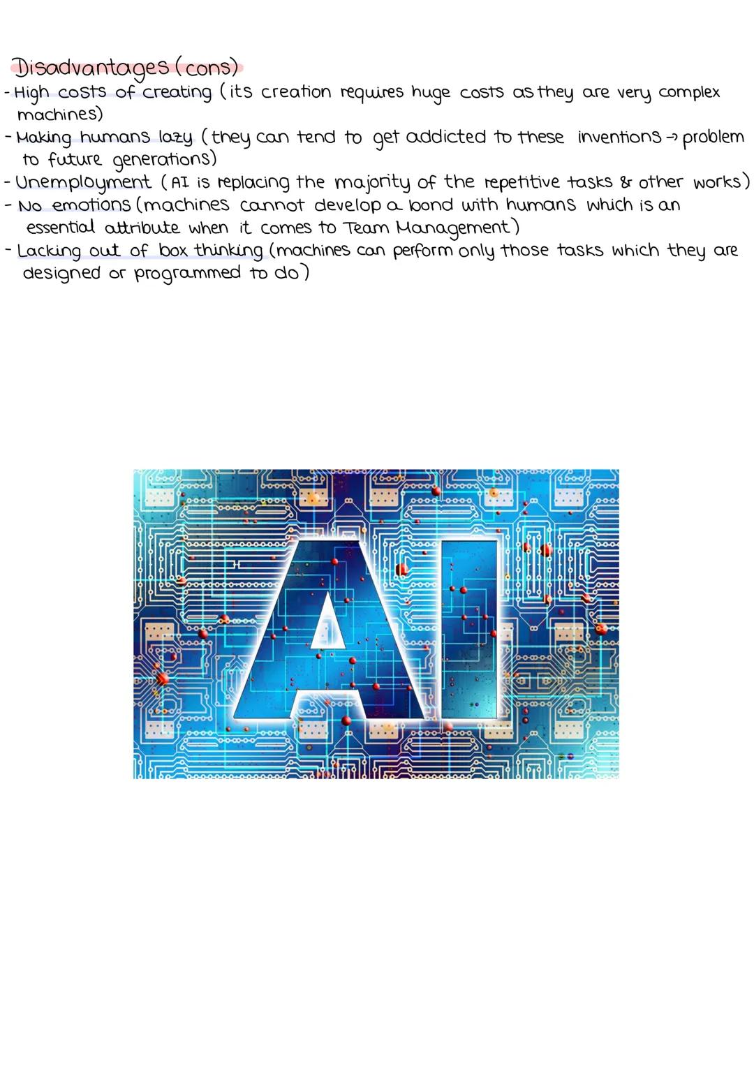 # Artificial Intelligence
Abkürzung: AI
Simple definition
→ is the simulation of human intelligence processes processes by machines, espe