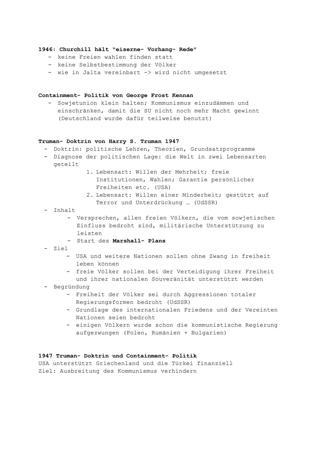 Geschichte Klausur Nov. 2023
Nachkriegszeit ab 1945
Die deutsche Wehrmacht kapituliert (8.Mai 1945) und der NS- Staat
zerbricht endgültig
Me