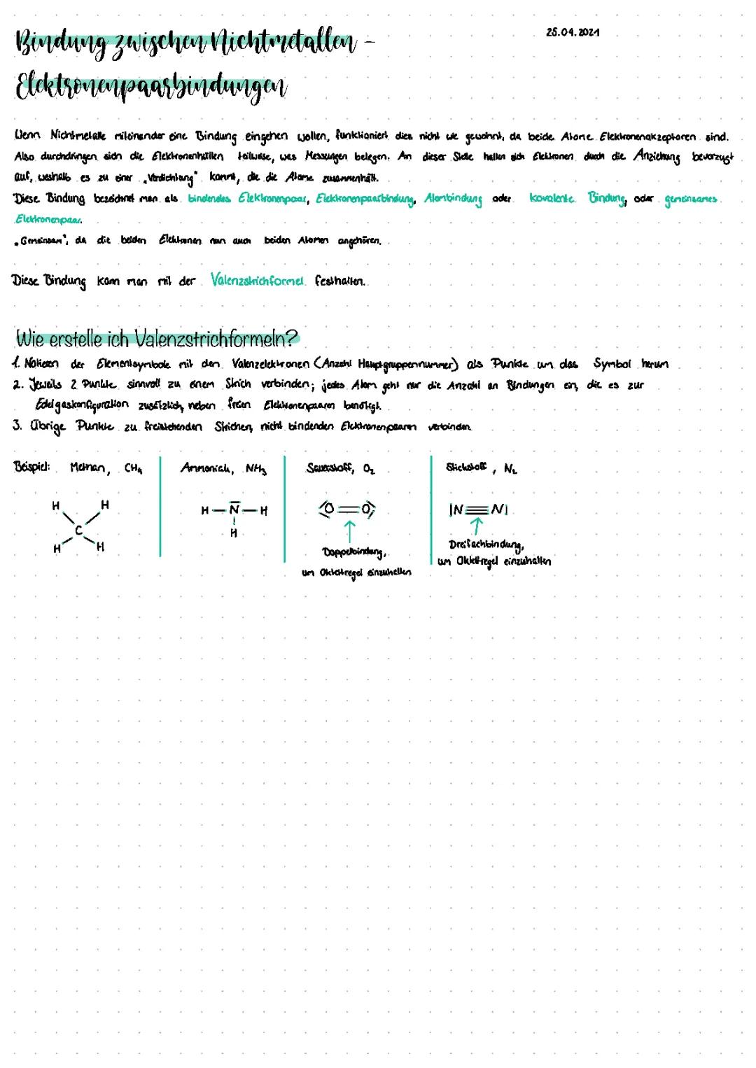 Valenzstrichformeln