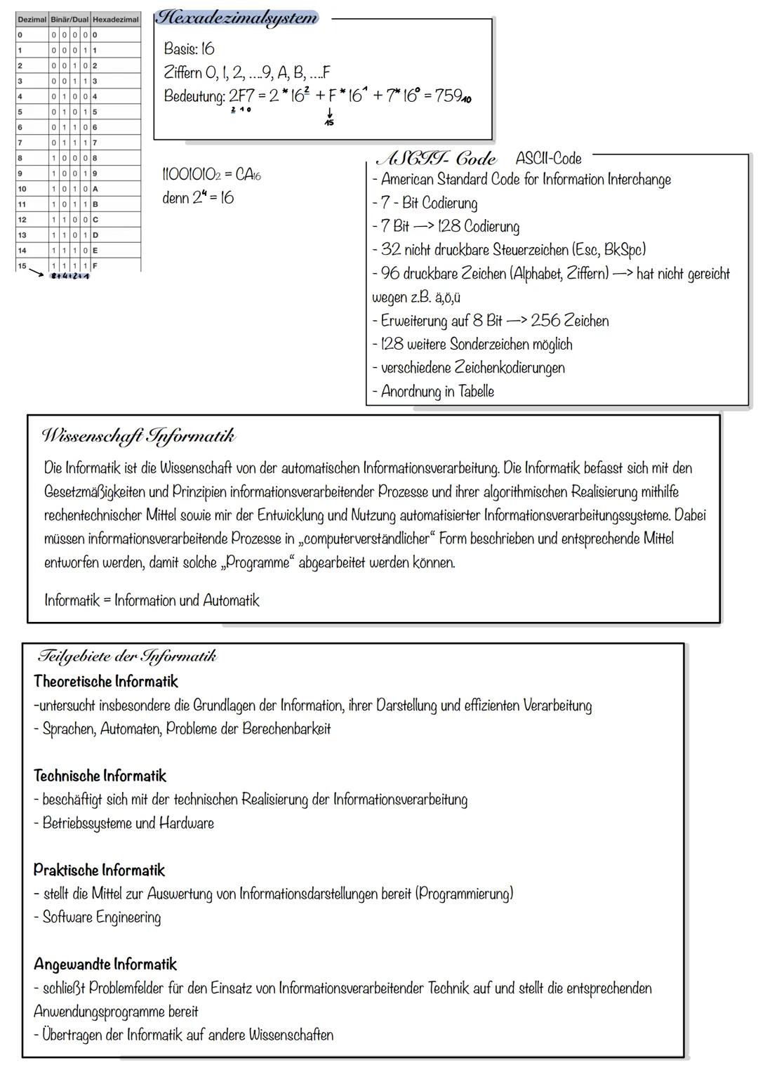 # Zahlendarstellung am Computer
## Warum?
-Grundaufgaben
"Der Arbeitsspeicher eines Computers besieht aus einzelnen
Addition
Multiplika