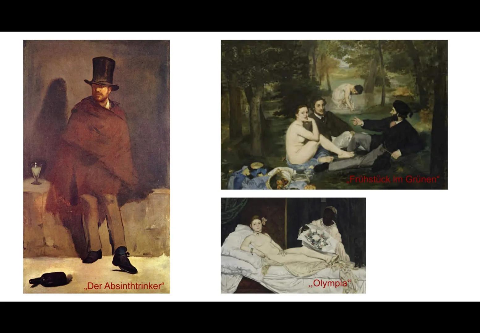 Édouard Manet
Impressionismus
Lilly Gerlach 24.01.2023 # Inhaltsverzeichnis
1. Allgemeine Informationen über
Edouard Manet
1. Lebenslauf