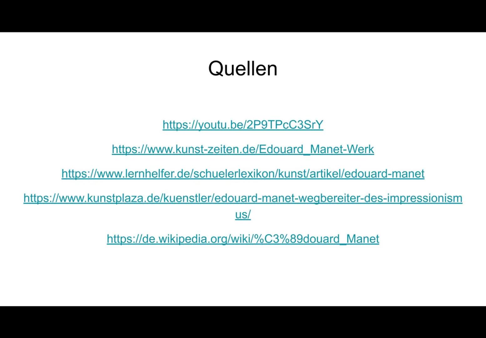 Édouard Manet
Impressionismus
Lilly Gerlach 24.01.2023 # Inhaltsverzeichnis
1. Allgemeine Informationen über
Edouard Manet
1. Lebenslauf