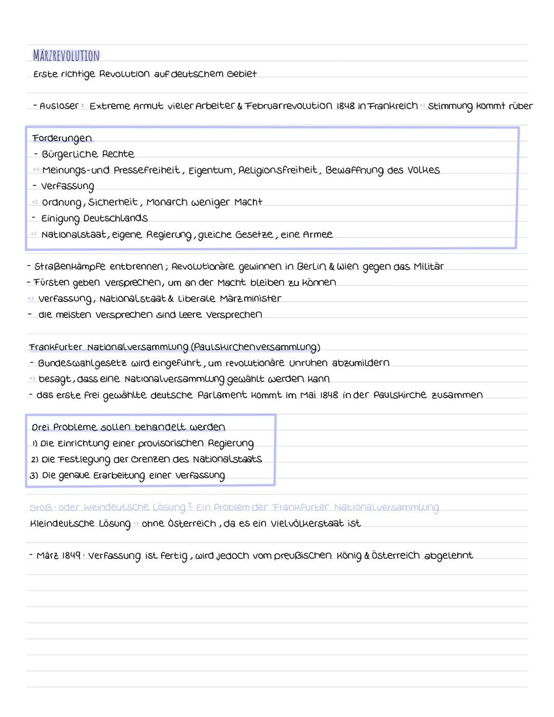 WIENER KONGRESS
VORMÄRZ UND REVOLUTION 1815-1849
Ausgangslage
- Napoleon ging als Kaiser aus französischer Revolution hervor
- eroberte we