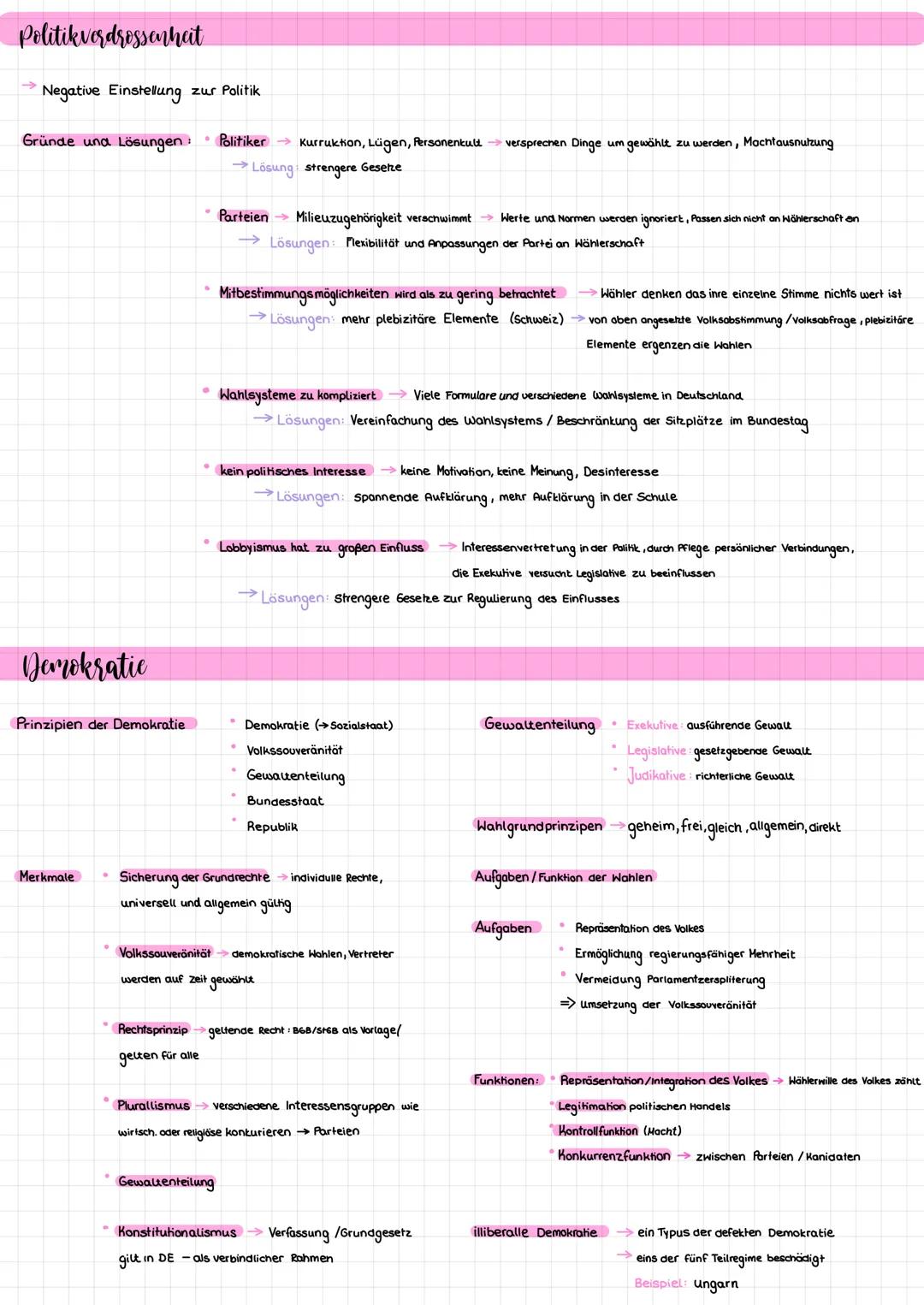 # Gemeinschaftskunde
* Politikverdrossenheit
* Demokratie
* Diktatur
Gemeinschaftskunde # Politikverdrossenhat
- Negative Einstellu