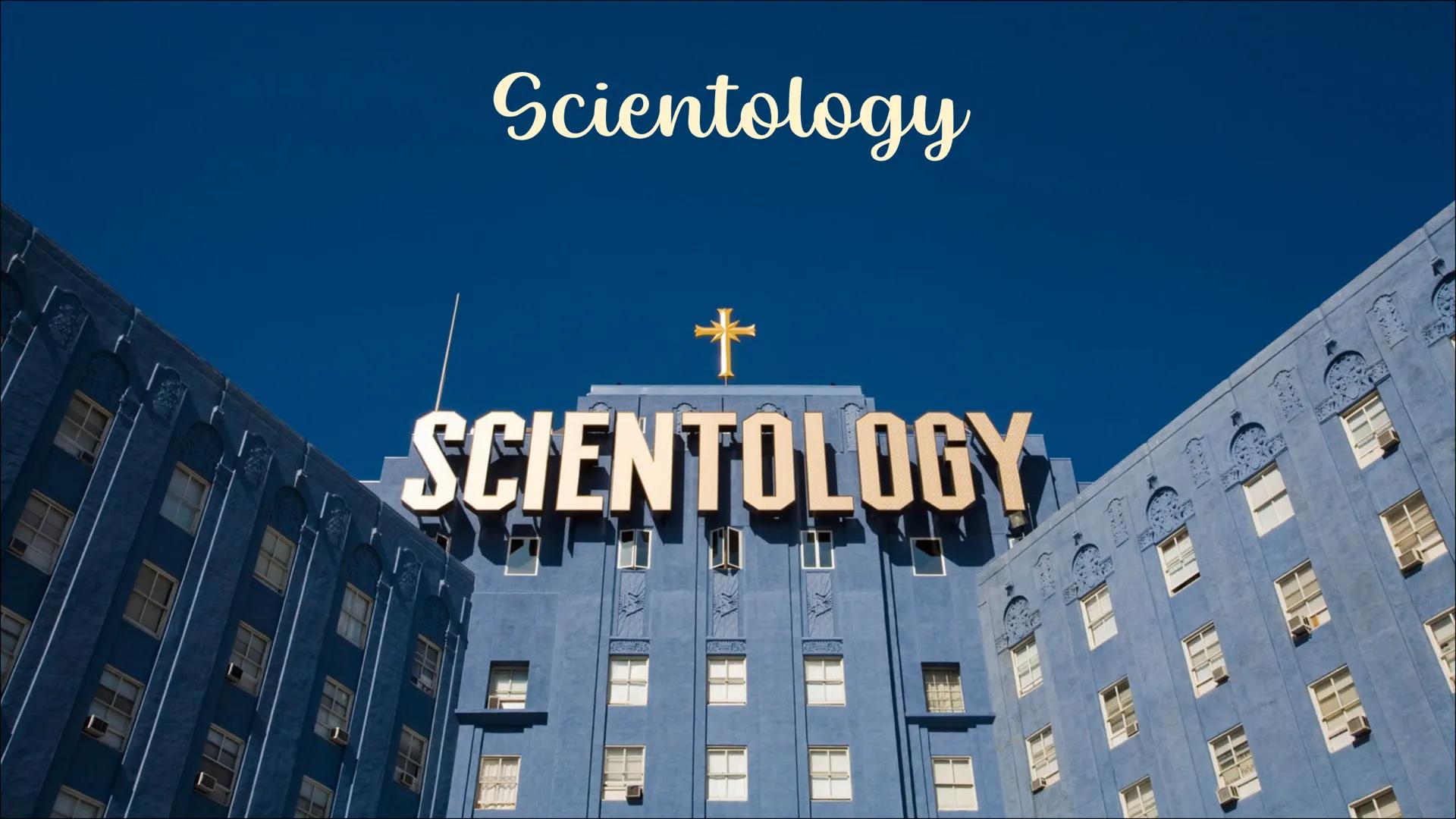 Scientology
*
SCIENTOLOGY
26 27. ●
Was ist Scientology?
Symbol
Entstehung
• Lehre
• Einnahmen
Ziel
Inhaltsverzeichnis
Heutzutage
●
●
●
●
●
●