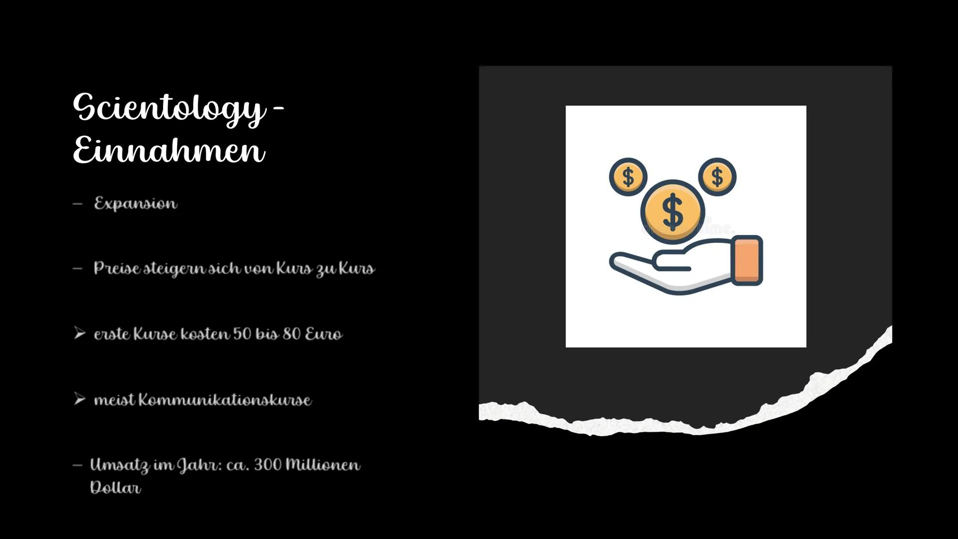 Scientology
*
SCIENTOLOGY
26 27. ●
Was ist Scientology?
Symbol
Entstehung
• Lehre
• Einnahmen
Ziel
Inhaltsverzeichnis
Heutzutage
●
●
●
●
●
●