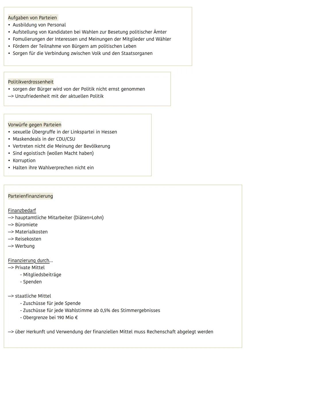 Was ist eine Partei?
-> nach §2 Artikel 1 des Parteiengesetzes
Definition Partei:
Parteien sind Vereinigungen, die dauerhaft Einfluss auf di