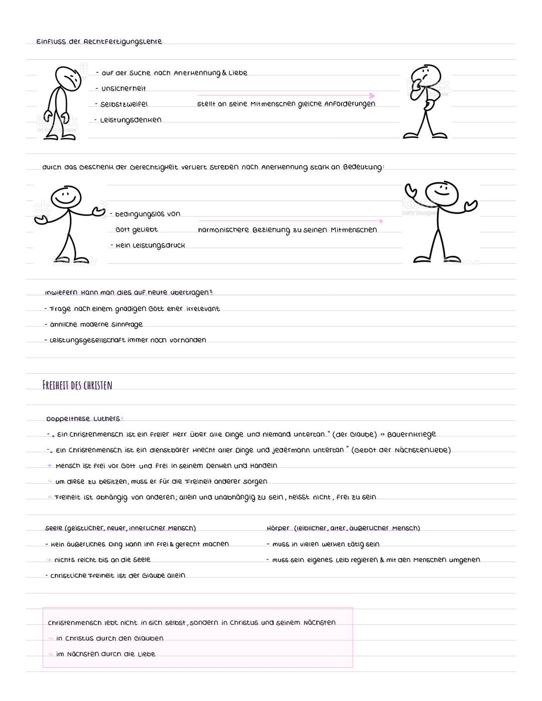 RECHTFERTIGUNGSLEHRE
wichtigste reformatorische Entdeckung"
- Frage, wie der Mensch vor Gott bestehen kann.
Gott wendet sich bedingungsios j