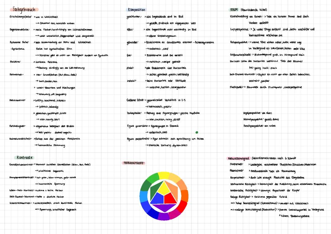 Bild Analyse Kontraste Kompositionen etc