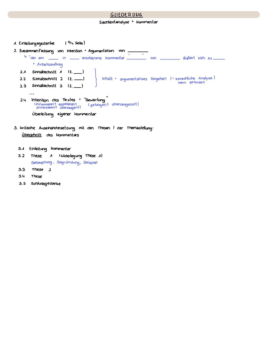 # KOMMHEUTAR
= wertender Text, Autor bezieht zu aktuellem Thema Stellung & äußert seine persönliche Meinung
Ziel: Leser von Meinung überzeu