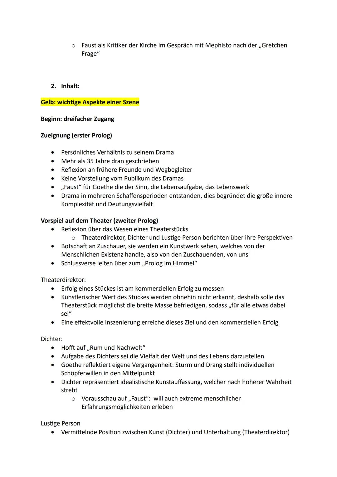 # Faust-Abitur - Lernzettel
1. Epochenzugehörigkeit: Faust
->Pink markierten Wörter: Szenen, die zur Epoche passen
Sturm und Drang
Szene