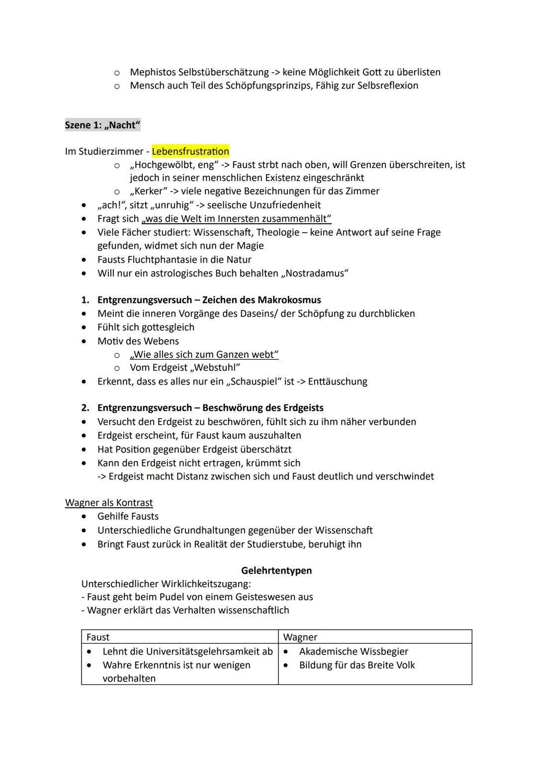 # Faust-Abitur - Lernzettel
1. Epochenzugehörigkeit: Faust
->Pink markierten Wörter: Szenen, die zur Epoche passen
Sturm und Drang
Szene